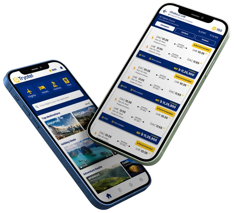 Tryotel - Travel app on Android, iOS & web